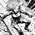 Detailed Black Widow Combat Scenes for Adults 4
