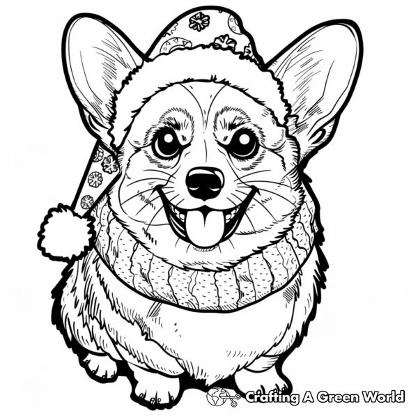Super Cute Christmas Dog Coloring Pages Free & Printable!
