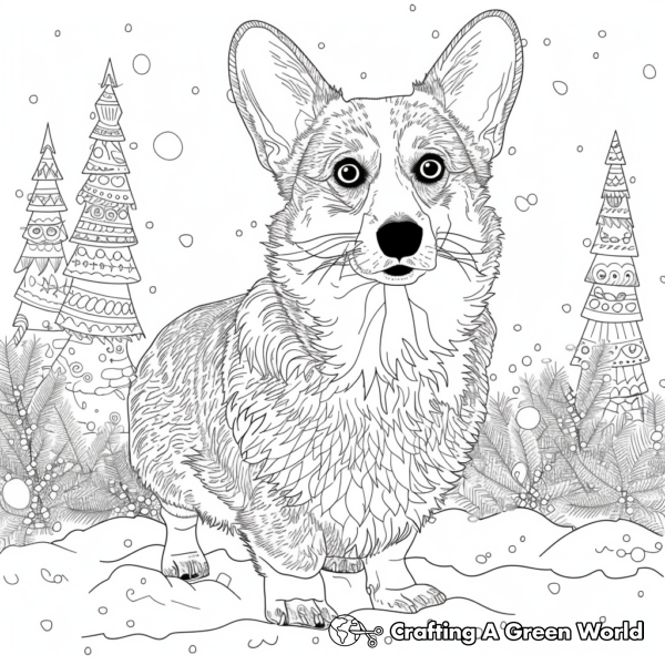 Super Cute Christmas Dog Coloring Pages Free & Printable!