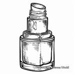 Detailed Foundation Bottle Coloring Pages 2