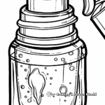 Detailed Foundation Bottle Coloring Pages 3