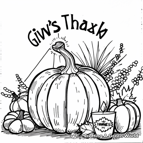 Give Thanks Coloring Pages - Free &amp; Printable!