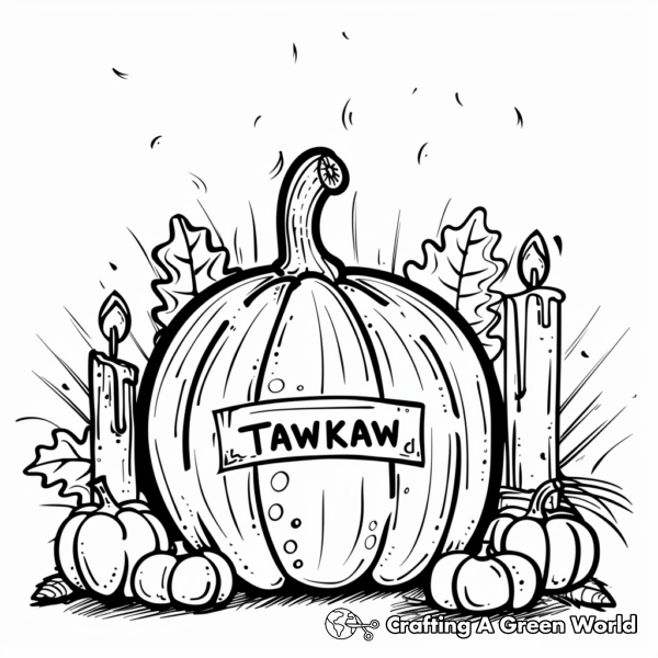 Give Thanks Coloring Pages - Free &amp; Printable!