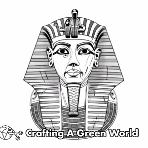 King Tut Coloring Pages - Free & Printable!