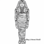 Detailed Mummification Process Coloring Pages 3