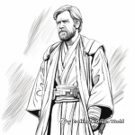 Detailed Obi-Wan Kenobi Clone Wars Coloring Pages 2