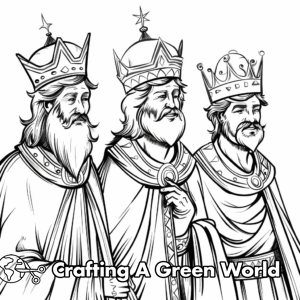 Wise Men Coloring Pages - Free &amp; Printable!