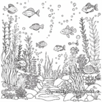 Detailed Underwater World Coloring Pages 1