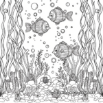 Detailed Underwater World Coloring Pages 2