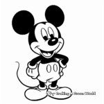 Disney Themed Sticker Coloring Pages 2