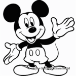 Disney Themed Sticker Coloring Pages 3