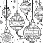 Diverse Holiday Lanterns Coloring Pages 2