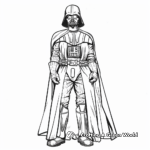 Dynamic Darth Vader Clone Wars Coloring Pages 3