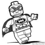 Dynamic Lego Superhero Coloring Pages 2