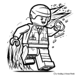 Dynamic Lego Superhero Coloring Pages 4