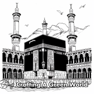 Eid Coloring Pages - Free &amp; Printable!