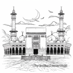 Eid Kabah Shrine Coloring Pages 4