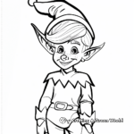 Elf Themed Among Us Coloring Pages 2