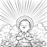 Embodying Humility with 'Beatitude of Humility' Coloring Pages 2