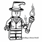 Enchanting Lego Magician Coloring Pages 1