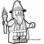 Enchanting Lego Magician Coloring Pages 4