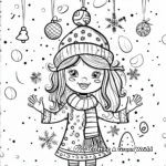 Enchanting Winter Solstice Coloring Pages 1