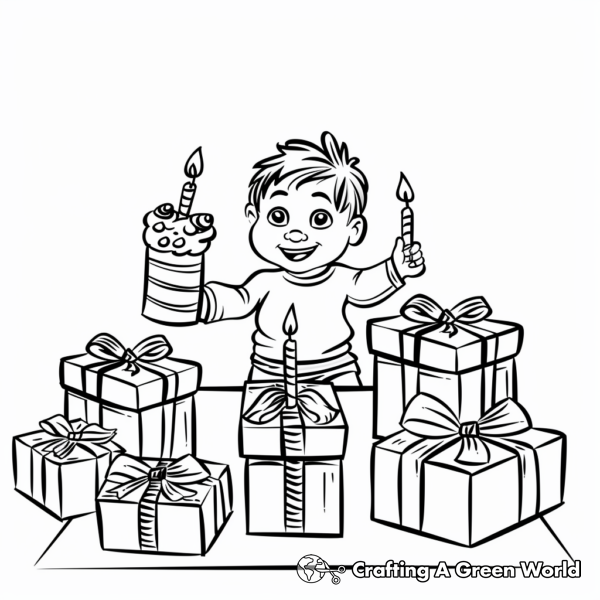 1st Birthday Coloring Pages - Free &amp; Printable!