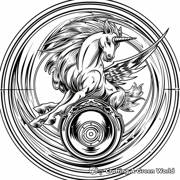 Beyblade Coloring Pages - Free & Printable!