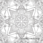 Exquisite Geometry Patterns Detailed Coloring Pages 1