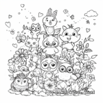 Fairy Tale Thicker Sticker Coloring Pages 2