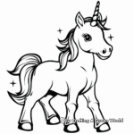 Fantastical Toy Unicorn Coloring Pages 4