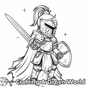 Knight Coloring Pages - Free &amp; Printable!
