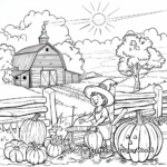 Farm during Fall: Coloring Pages 3