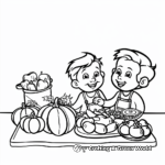 Farm to Table Thanksgiving Coloring Pages for Preschool 3