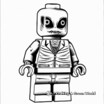 Fascinating Lego Alien Coloring Pages 2