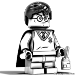 Fascinating Lego Harry Potter Coloring Pages 2