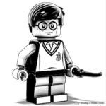 Fascinating Lego Harry Potter Coloring Pages 3