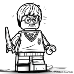 Fascinating Lego Harry Potter Coloring Pages 4