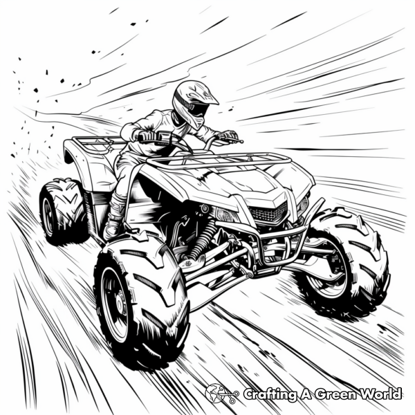 Fast and Furious ATV Coloring Pages 1