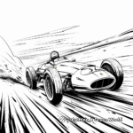 Ferrari Racing in Monaco Grand Prix Coloring Pages 2