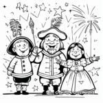 Festive Columbus Day Parade Coloring Pages 3