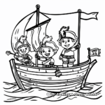 Festive Columbus Day Parade Coloring Pages 4