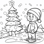 Festive Holiday-themed Coloring Pages for Pre-K 1