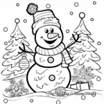 Festive Holiday-themed Coloring Pages for Pre-K 2