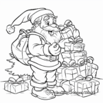 Festive Holiday-themed Coloring Pages for Pre-K 3