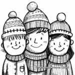 Festive Holiday-themed Coloring Pages for Pre-K 4