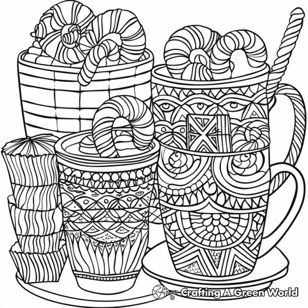 Hot Chocolate Coloring Pages - Free &amp; Printable!