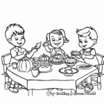 First Thanksgiving Day Coloring Pages for Preschool 1
