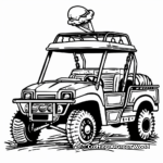 Four Wheeler Ice Cream Truck Coloring Pages 3