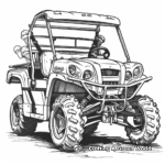Four Wheeler Ice Cream Truck Coloring Pages 4